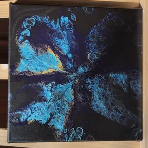 Handmade Acrylic Painting Abstract Canvas Art 12×12